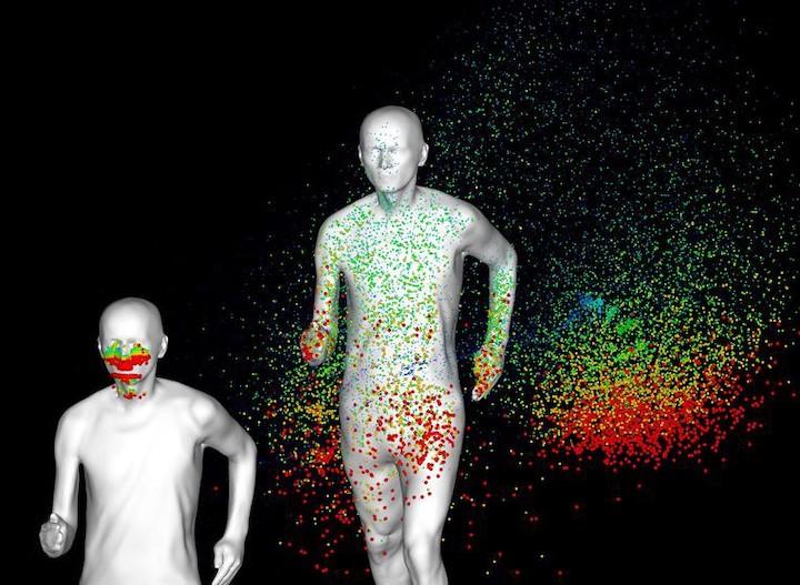 ランニングの立ち位置によって、飛沫の影響もかなり異なる......　rsysnn-YouTube