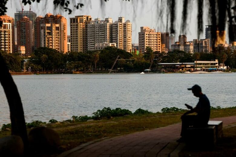 5月15日、台湾高雄市で撮影。 REUTERS/Ann Wang