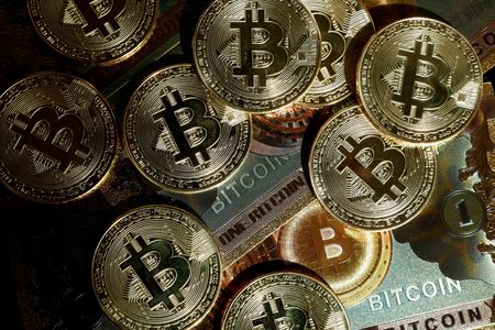 トランプ米大統領のメディア企業トランプ・メディア・アンド・テクノロジー・グループ（ＴＭＴＧ）は、ビットコインなどの暗号資産（仮想通貨）向けに、約３０億ドルの資金調達を計画している。２０２４年３月撮影（２０２５年　ロイター/Benoit Tessier）