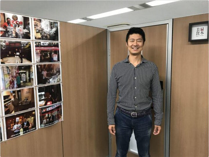 日本の起業環境は最高、と言う董路（ドン・ルー）氏　（筆者撮影）