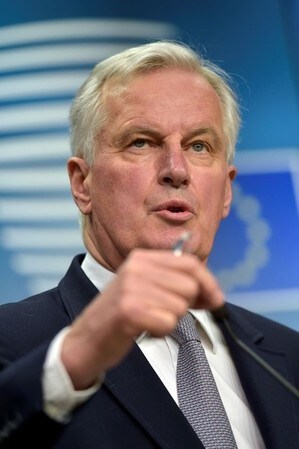 　５月２２日、英国の欧州連合（ＥＵ）離脱交渉でＥＵ代表を務めるミシェル・バルニエ氏（写真）は離脱条件に関する英側との最初の協議は６月１９の週に行われるとの見通しを示した（２０１７年　ロイター/Eric Vidal）