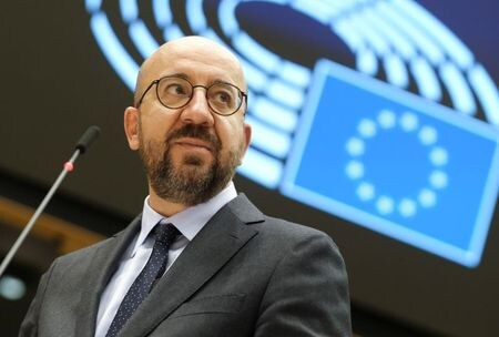 　ＥＵのミシェル大統領（写真）は、英国とのＦＴＡなど将来関係を巡る交渉について、最も難しい段階にあるとの認識を示した。英紙テレグラフが２７日に報じた。写真は２１日、ブリュッセルで代表撮影（２０２０年　ロイター）