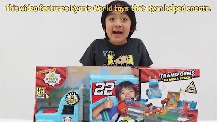 世界で一番稼ぐユーチューバー、ライアン・カジ君　Ryan\'s World / YouTube