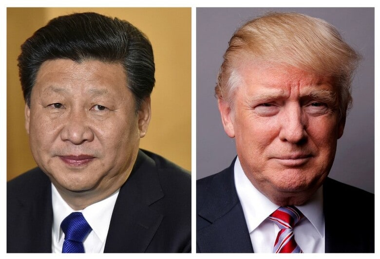 ４月４日、米ホワイトハウス当局者は、トランプ大統領と中国の習近平国家主席との首脳会談では、北朝鮮をいかに抑えるかについて話し合う見通しだと明らかにしたうえで、米中関係が試されることになると語った（２０１７年　ロイター／Toby Melville/Lucas Jackson）