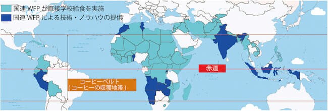 コーヒーベルトのイラスト