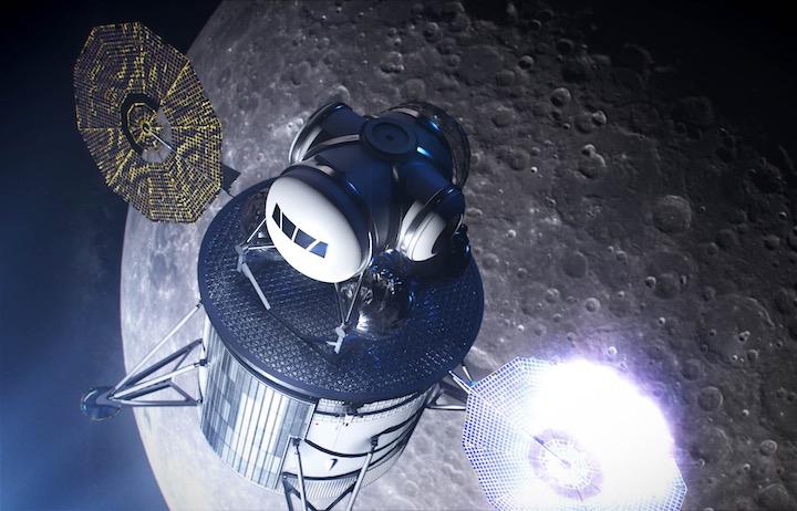 5月17日にはアルテミス月探査計画に向けて、ジェフ・ベゾス設立のブルー・オリジンを含む11社の参加企業が発表された。Credit: NASA