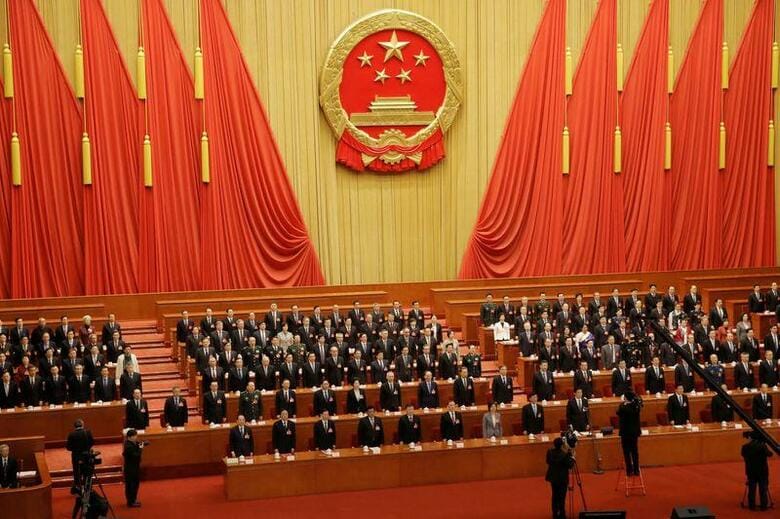 中国は、新型コロナウイルスの感染拡大を受けて、3月に開催予定の全国人民代表大会（全人代、国会に相当）を延期することを検討している。5人の関係者が2月6日に明らかにした。写真は2019年3月に開かれた全人代（2020年　ロイター/Thomas Peter）