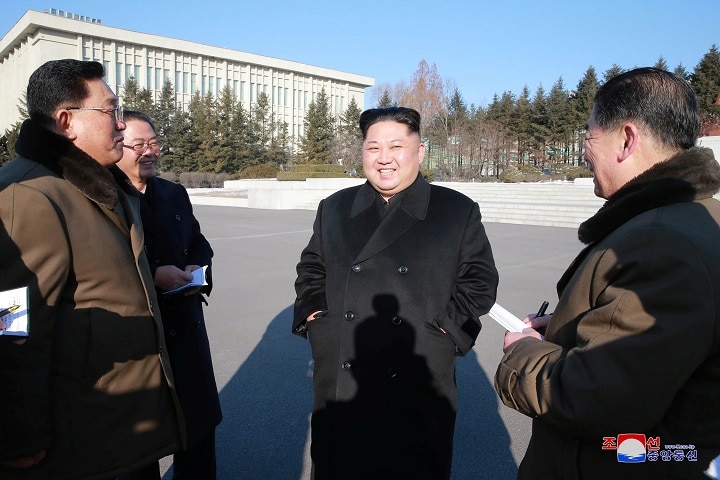 国民に見せる顔は祖父や父より親しみやすい金正恩だが　KCNA/REUTERS