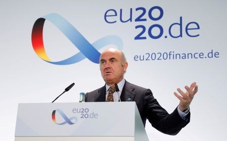 　１２月１９日、欧州中央銀行（ＥＣＢ）のデギンドス副総裁は、高インフレ対応のためさらに金利を引き上げると述べた。ベルリンで２０２０年９月、代表撮影（２０２２年　ロイター）