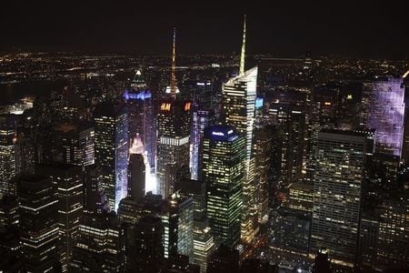 　１１月４日、米アトランタ地区連銀の経済予測モデル「ＧＤＰナウ」によると、第４・四半期の米国の国内総生産（ＧＤＰ）は２．３％増となる見通し。ニューヨークで２月撮影 （２０１５年　ロイター/Carlo Allegri）