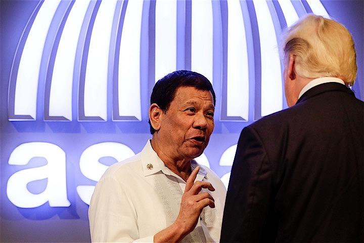 ドゥテルテ大統領は訪問米軍地位協定破棄を米国に通告したが……　REUTERS