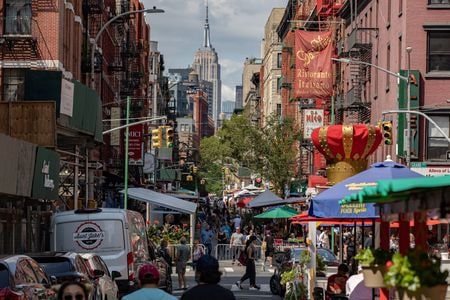 米Ｓ＆Ｐグローバルが２３日発表した６月の米総合購買担当者景気指数（ＰＭＩ）速報値は５３．０と、３月以来３カ月ぶりの低水準となった。２０２１年７月撮影（２０２３年　ロイター/Jeenah Moon）