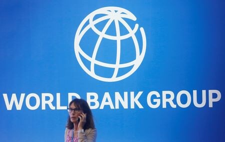 ウクライナとロシアの国境沿いでの緊張が高まる中、世界銀行がウクライナのスタッフを一時的に移転させることがロイターが１４日に入手した内部メモで分かった。２０１８年１０月撮影（２０２２年　ロイター/Johannes P. Christo）