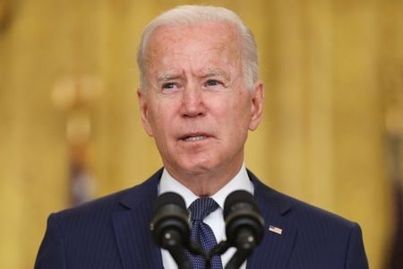 　８月２６日、米連邦最高裁は、バイデン政権が実施している家賃滞納者への立ち退き猶予措置を中止するよう命じた。写真はバイデン米大統領。ワシントンで撮影（２０２１年　ロイター／Jonathan Ernst）