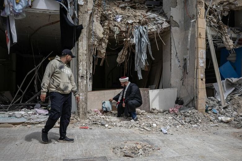 ベイルート南部の郊外で20日撮影　REUTERS/Marko Djurica