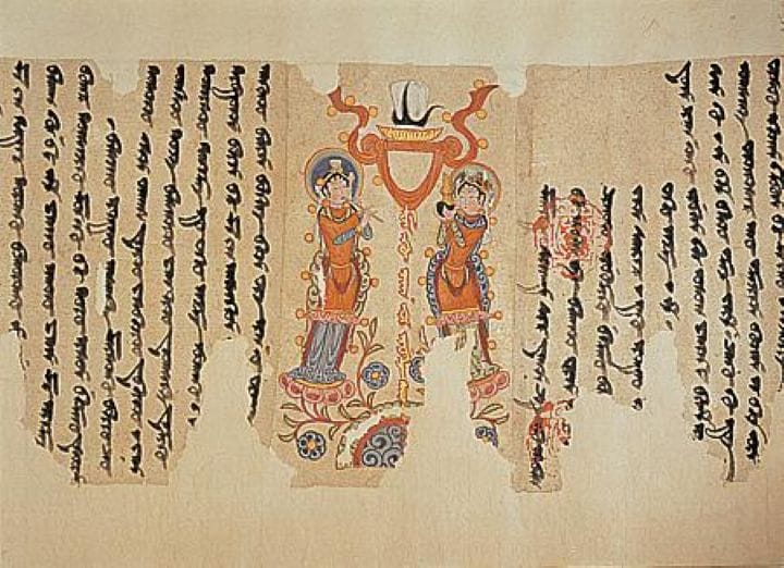 マニ教について記したソグド文字の文献