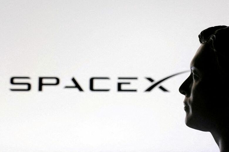 2025年1月23日 スペースXのロゴ。REUTERS/Dado Ruvic/File Photo