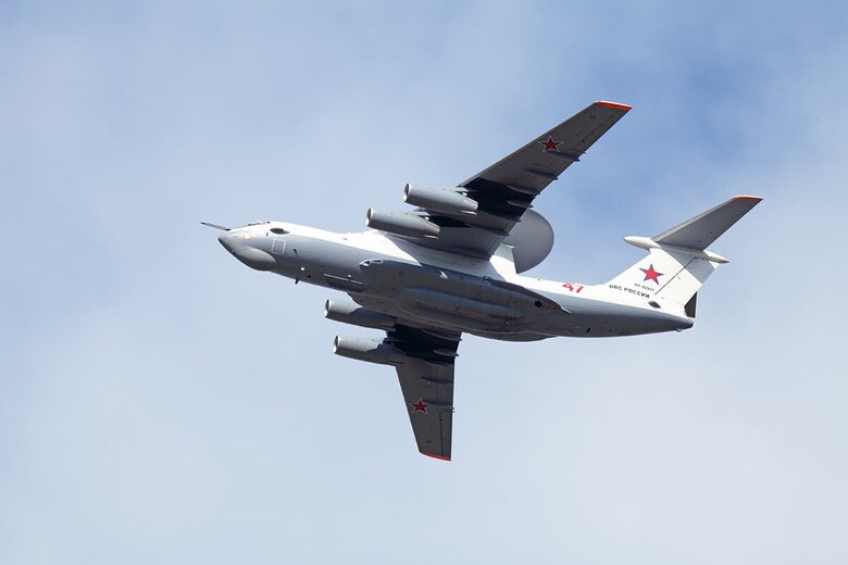 ロシアの早期警戒偵察機A-50（2012年8月、ロシア・ジューコフスキーにて撮影）　ID1974-Shutterstock
