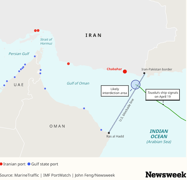 発砲・拿捕があったとみられる場所　Source: MarineTraffic | IMF PortWatch | John Feng/Newsweek