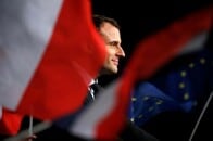 フランス大統領選、初回投票でマクロン氏トップに　1月以来