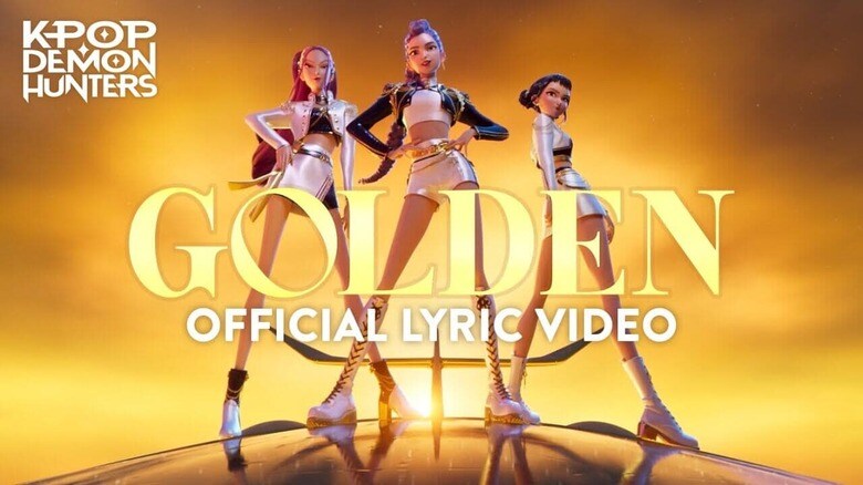 2025年を代表するK-POPソング「Golden」　Sony Pictures Animation / YouTube