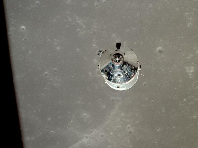 アポロ11号のコマンド・サービスモジュール Image Credit: NASA