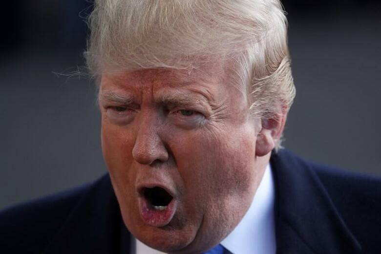 トランプ米大統領は対中関税の撤回で合意していないと明らかにした上で、中国は自身に関税撤回を望んでいるとの認識を示した。写真はトランプ米大統領（２０１９年　ロイター/Leah Millis）