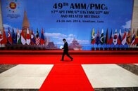 ＡＳＥＡＮ外相が共同声明、カンボジアの反対で南シナ海の仲裁判決に言及せず