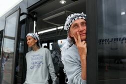 ガザ支援活動家にイスラエルが暴行か、被害聴取の動きも
