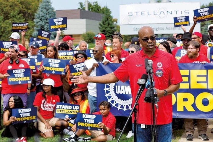 UAWの組合員たち