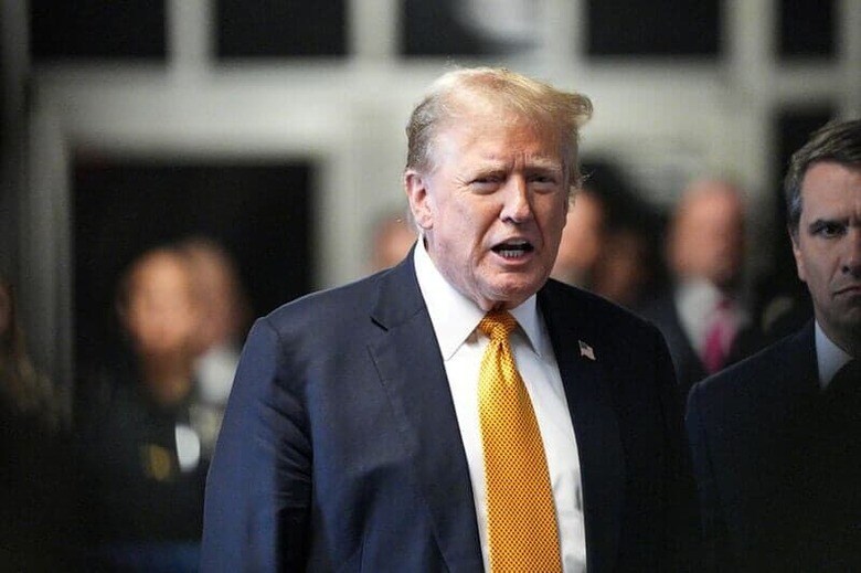 米国のトランプ前大統領（共和党）（写真）は１１月の大統領選挙で勝利した場合、実業家イーロン・マスク氏を政策顧問として起用することを検討している。（２０２４年　ロイター/Curtis Means）