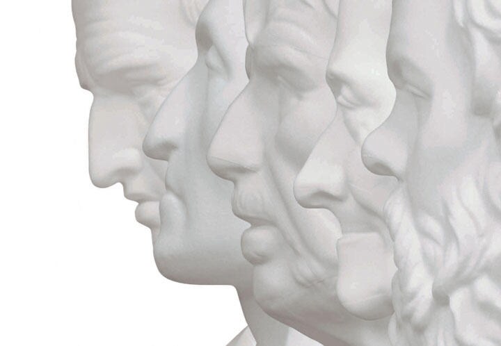 哲学者たちは千年以上ものあいだ「よい人生」とはどんな人生か問い続けてきた（写真提供：石膏像ドットコム）