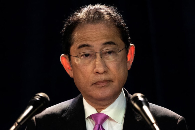 首をすげ替えても自民党に後はない？（5月4日、ブラジルのサンパウロで記者会見をする岸田文雄首相）　REUTERS/Jorge Silva