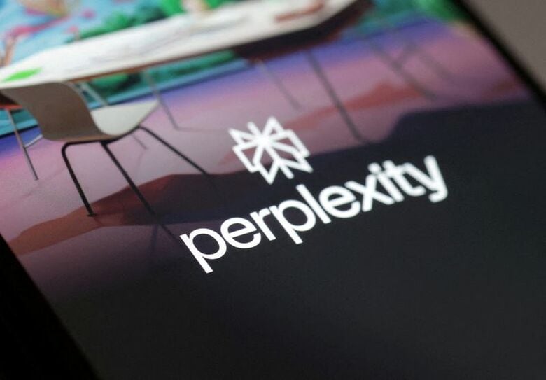 Perplexity AIのロゴ。2024年1月4日に撮影　 REUTERS/Dado Ruvic