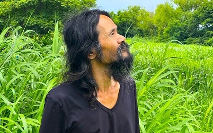 荒川河川敷のホームレス