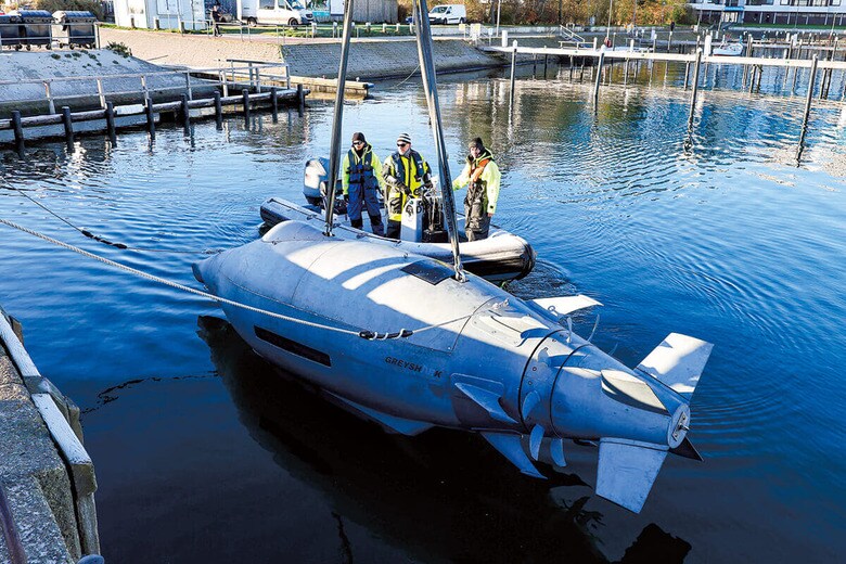 ドイツ北部で試験に乗り出したグレイシャーク　FRANK MOLTERｰDPAｰREUTERS