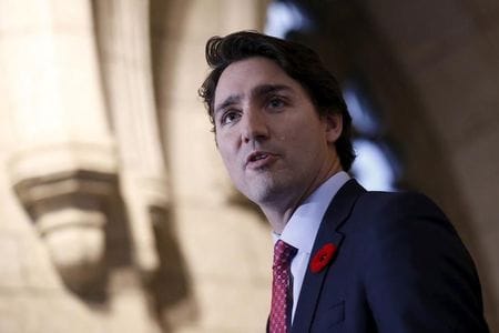 　１１月５日、カナダで発足した自由党政権は、前政権が合意した環太平洋連携協定（ＴＰＰ）の大筋合意内容について、広くパブリックコメントを募集するほか、議会全体で討論を行う意向を示した。写真はトルドー首相（２０１５年　ロイター/Chris Wattie）