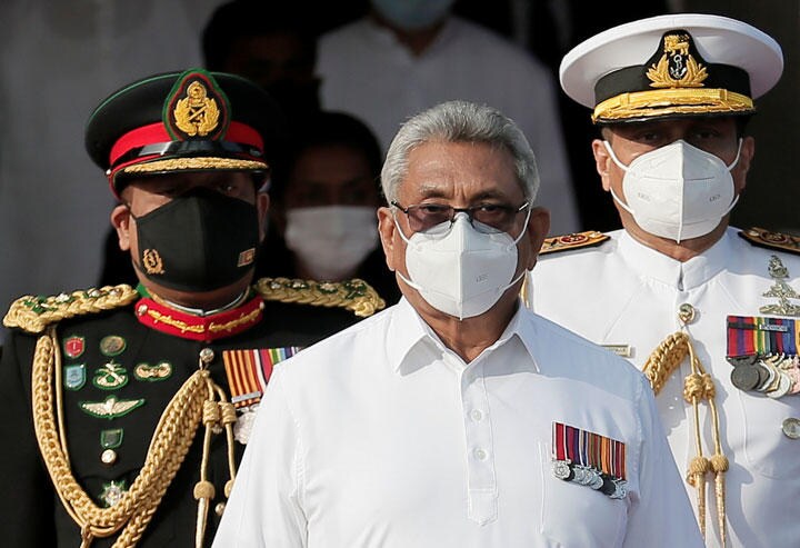 ゴタバヤ・ラジャパクサ大統領はテロとの戦いを宣言した　Dinuka Liyanawatte-REUTERS