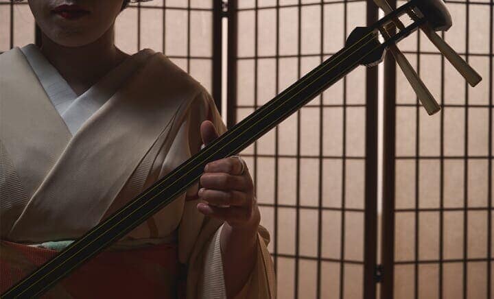 「芸妓カフェ一糸（いと）」の舞台にて