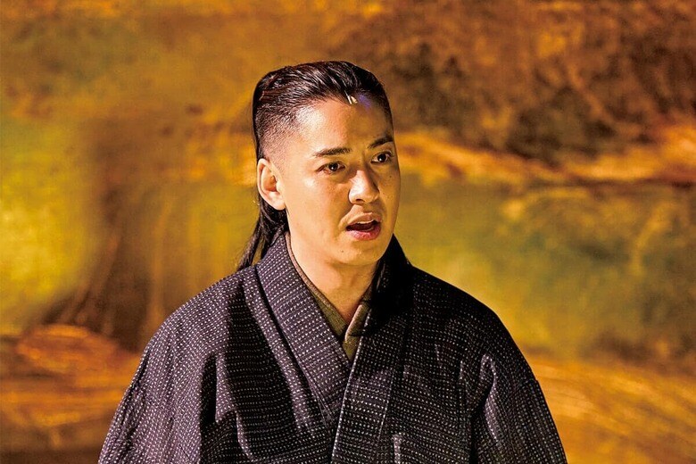 一俳優として　ロンドン公演でペリーと交渉する奉行所の役人を演じた大野　MANUEL HARLAN