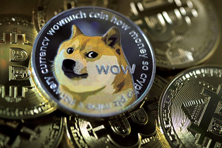 柴犬がトレードマークの仮想通貨　YURIKO NAKAO／AFLO