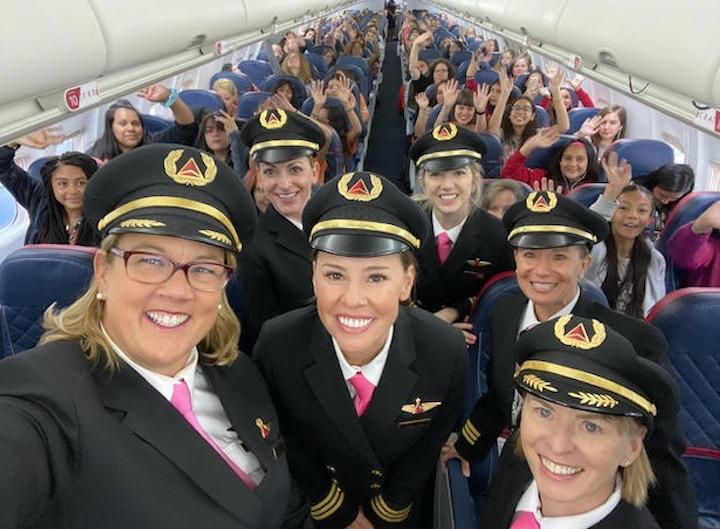 男性が圧倒的に多い航空業界だが......  DELTA