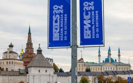 　ブラジル政府は６月１３日、拡大路線を進める新興国グループ「ＢＲＩＣＳ」の「パートナー国」に、ベトナムが正式に認定されたと発表した。写真はBRICS首脳会議が行われたロシア・カザンで２０２４年１０月撮影（２０２５年　ロイター/Maxim Shemetov）