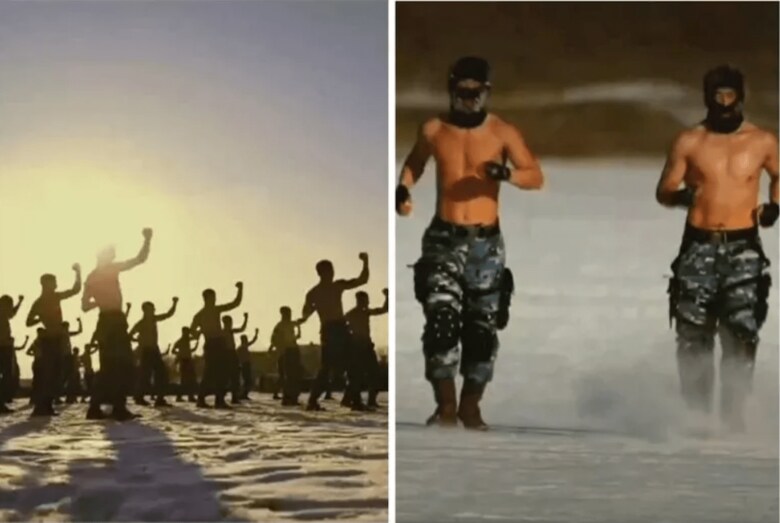 ハリウッド映画をマネたつもり？北朝鮮軍の宣伝動画からのスクリーンショット　KOREAN PEOPLE\'S ARMY