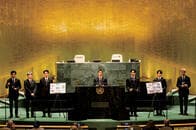 BTSが国連総会で3回目のスピーチ、若者たちを称賛、ワクチン接種を奨励
