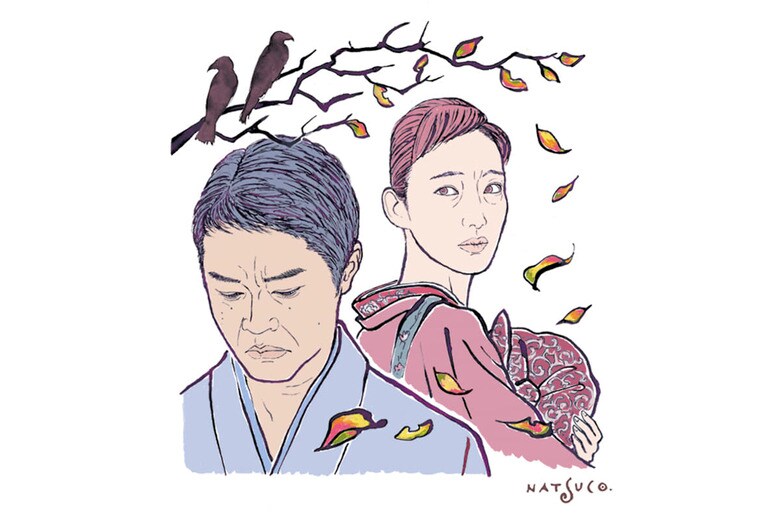 ILLUSTRATION BY NATSUCO MOON FOR NEWSWEEK JAPAN