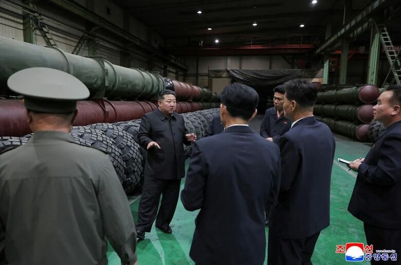 北朝鮮の朝鮮中央通信が19日に公開　KCNA via REUTERS