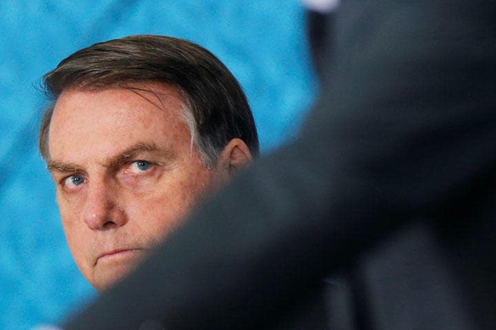 差別発言で物議をかもしてきたブラジルのボルソナロ大統領　Adriano Machado-REUTERS