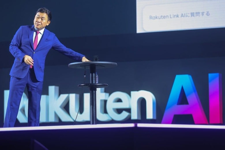 社内公用語英語化を断行した三木谷社長　Kazuki Oishi/Sipa USA-REUTERS