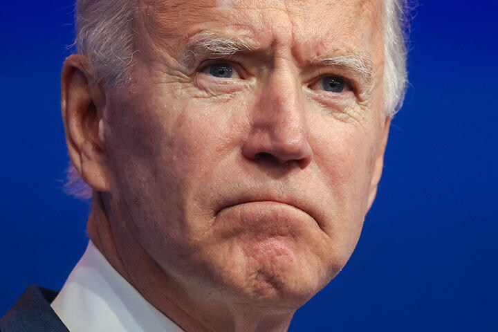 地元ウィルミントンの集会に出席したバイデン次期大統領（2020年11月10日）　JONATHAN ERNST-REUTERS